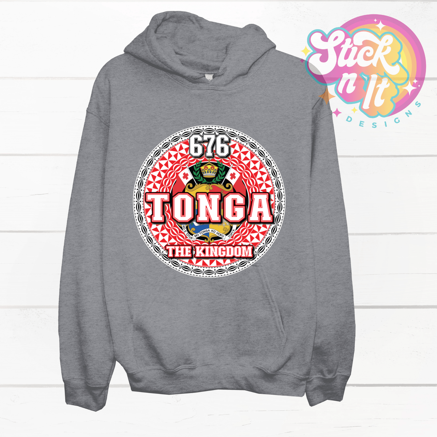 TONGA THE KINGDOM HOODIE - Stick N It