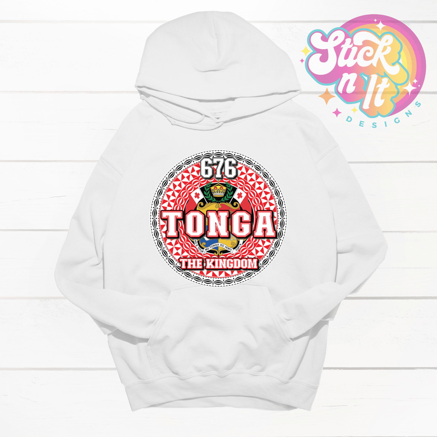 TONGA THE KINGDOM HOODIE - Stick N It