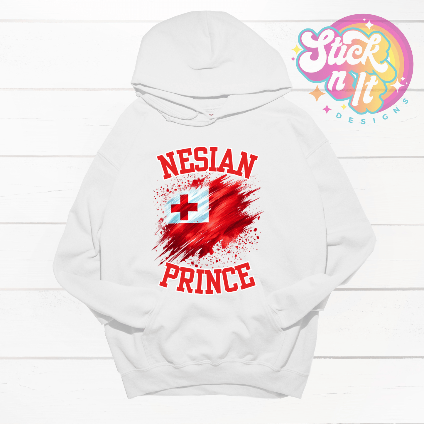 TONGA NESIAN PRINCE HOODIE - Stick N It