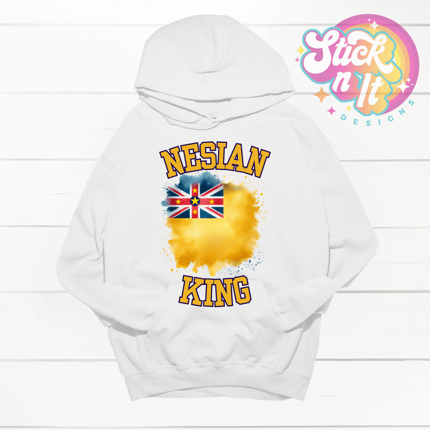 NIUE NESIAN KING HOODIE - Stick N It