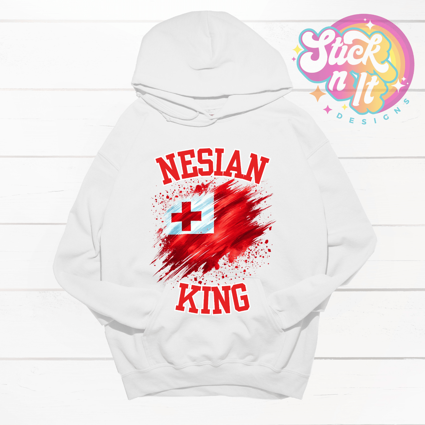 TONGA NESIAN KING HOODIE - Stick N It
