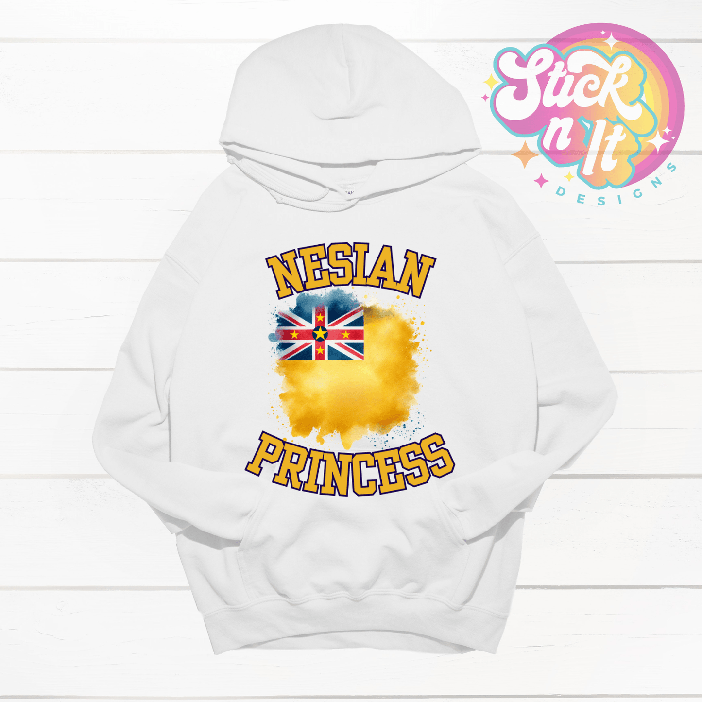NIUE NESIAN PRINCESS HOODIE - Stick N It