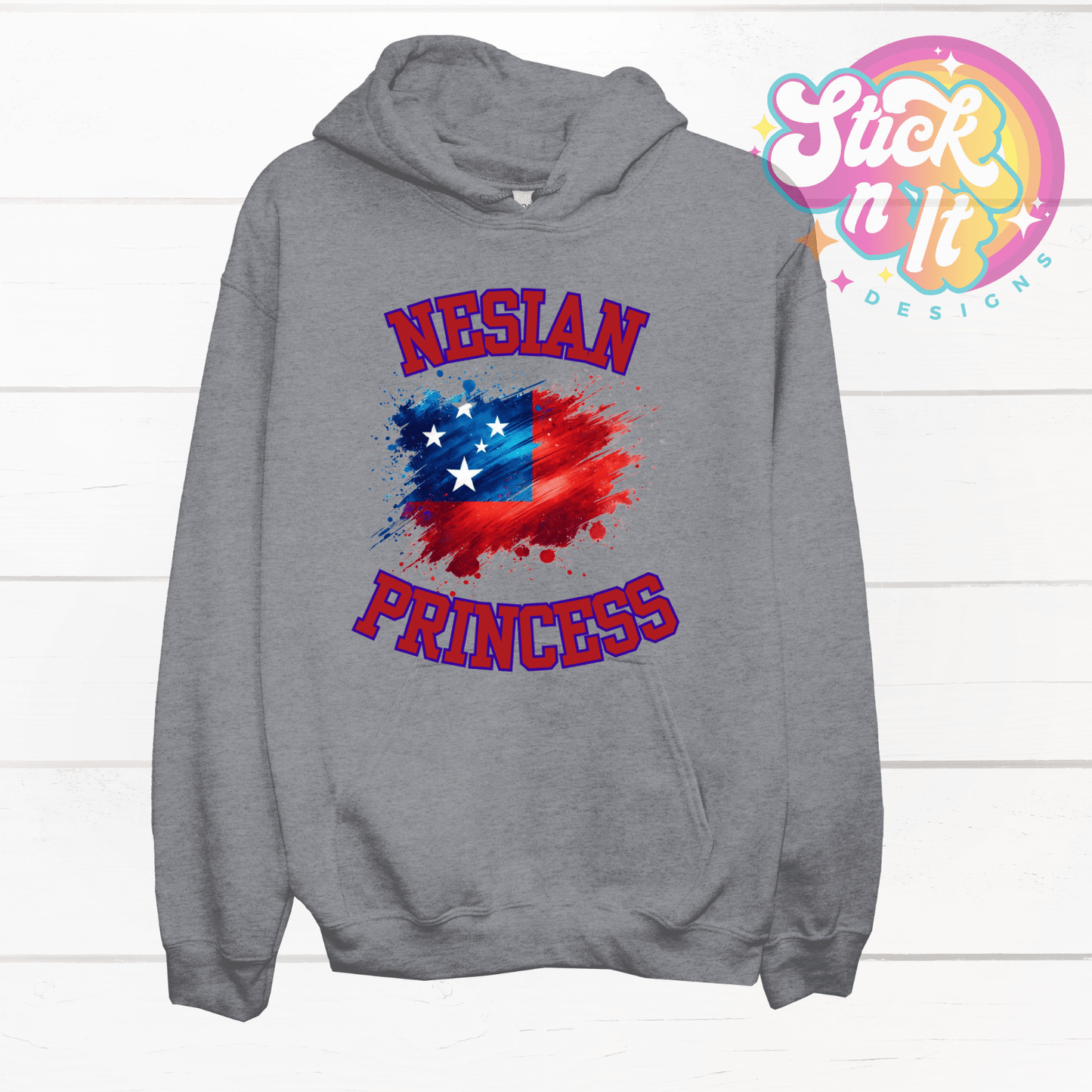 SAMOA NESIAN PRINCESS HOODIE - Stick N It