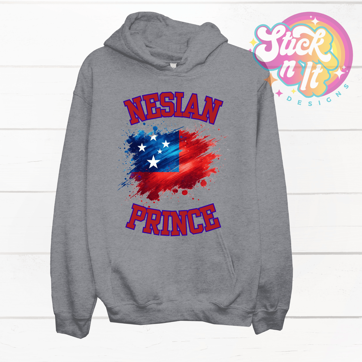 SAMOAN NESIAN PRINCE HOODIE - Stick N It