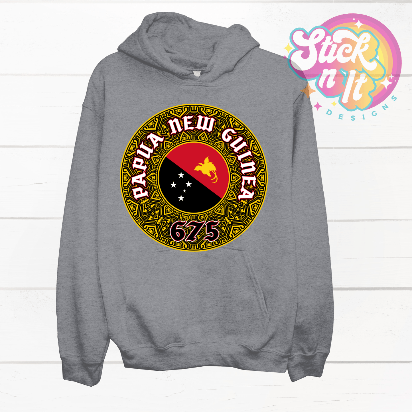 PAPUA NEW GUINEA HOODIE - Stick N It
