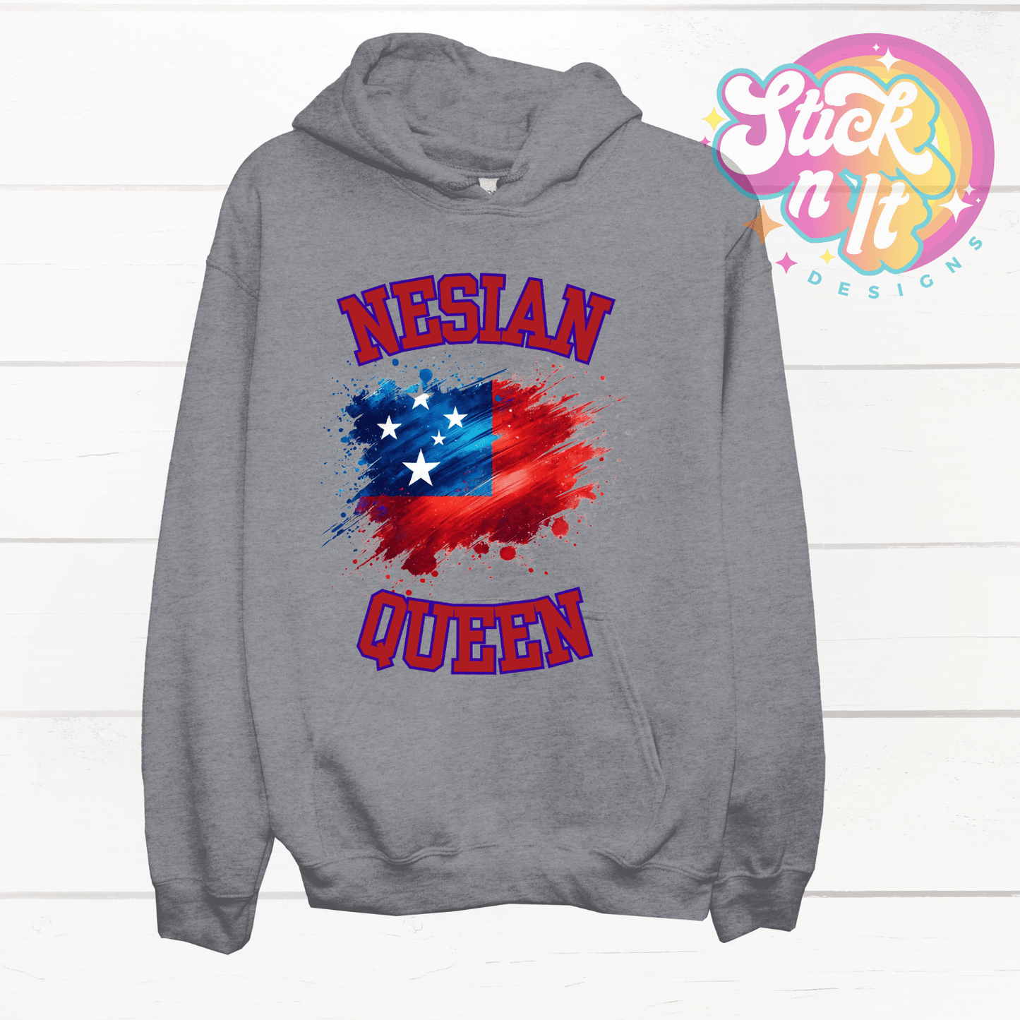 SAMOA NESIAN QUEEN HOODIE - Stick N It