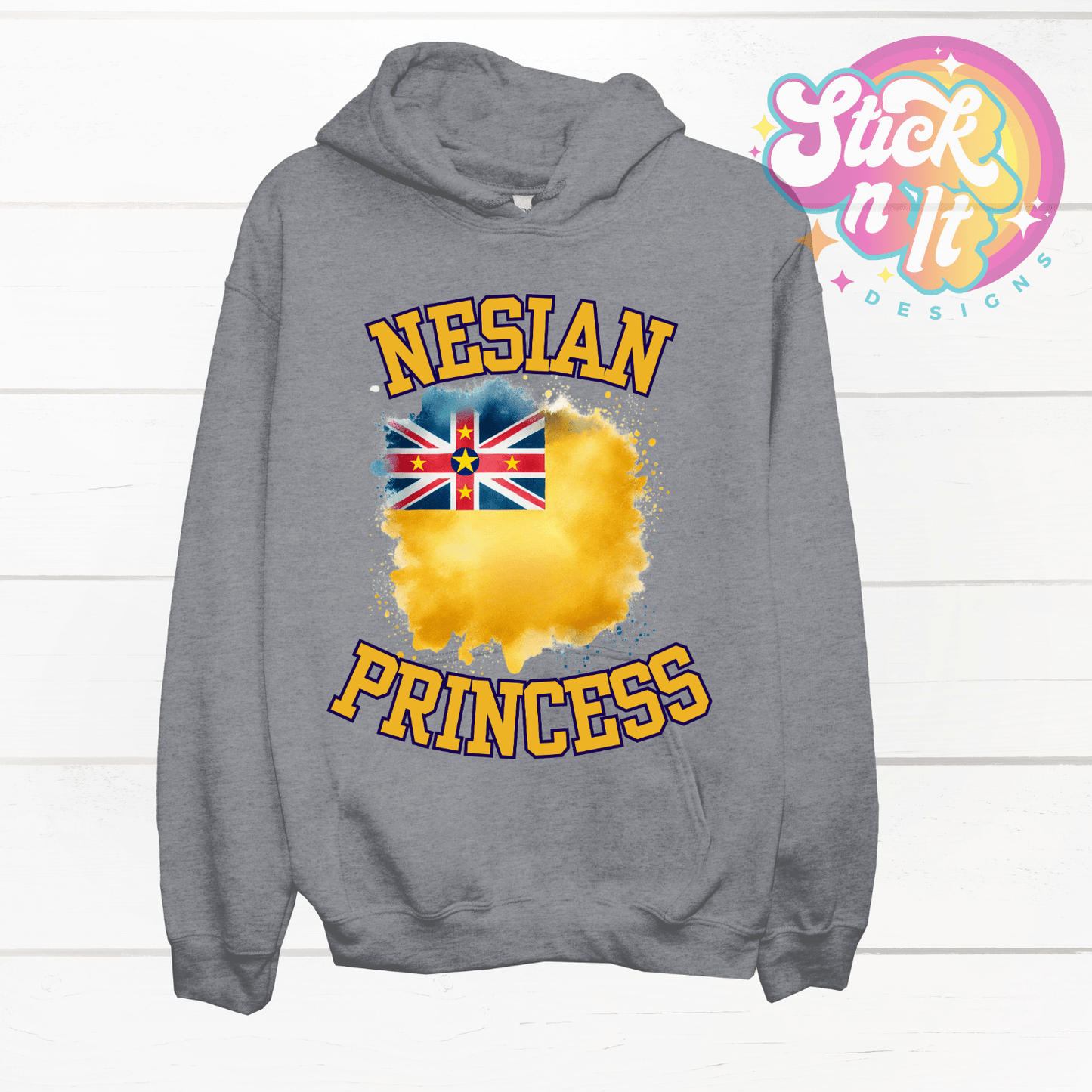 NIUE NESIAN PRINCESS HOODIE - Stick N It