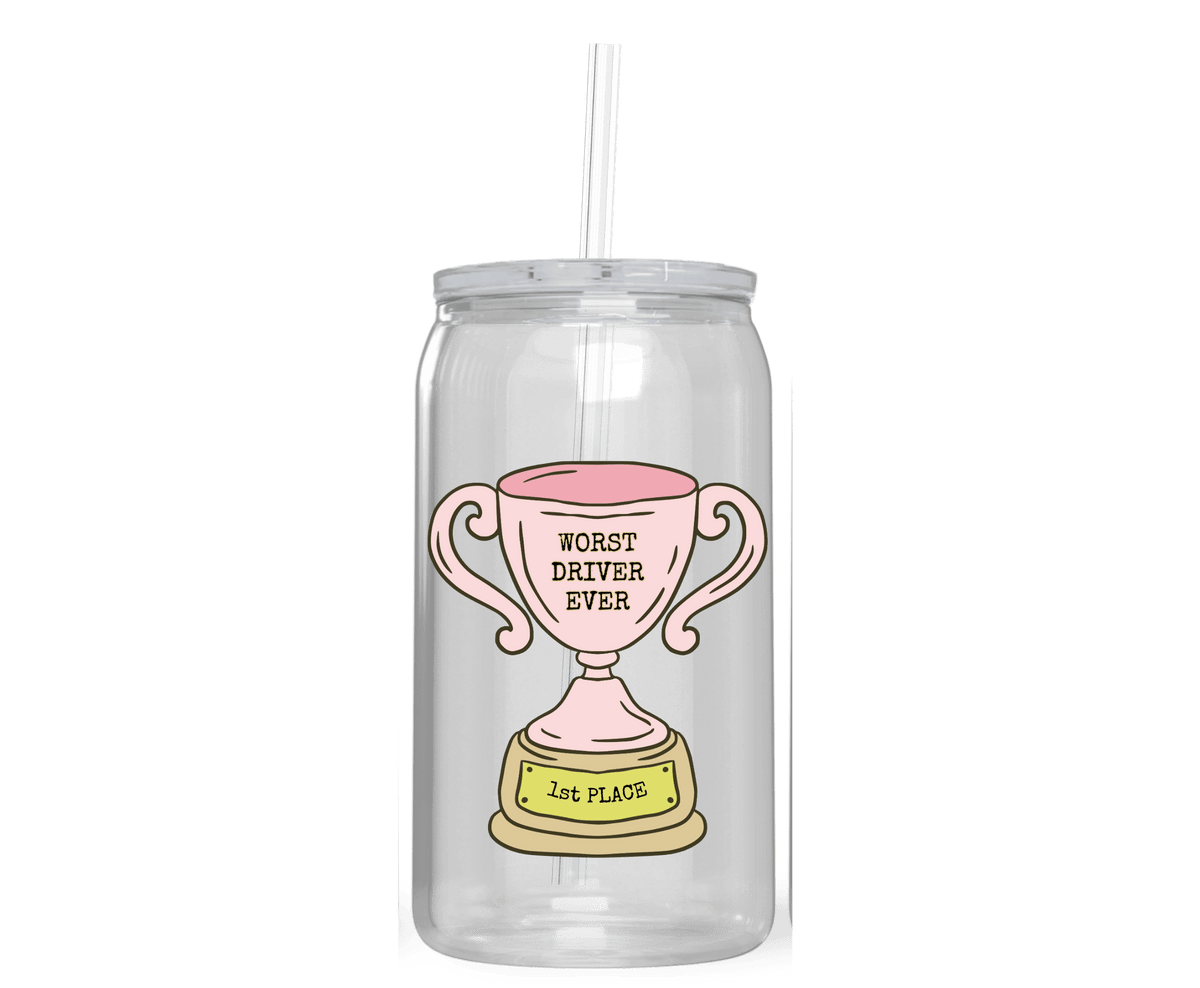 WORST DRIVER EVER ACRYLIC CUP - Stick N It