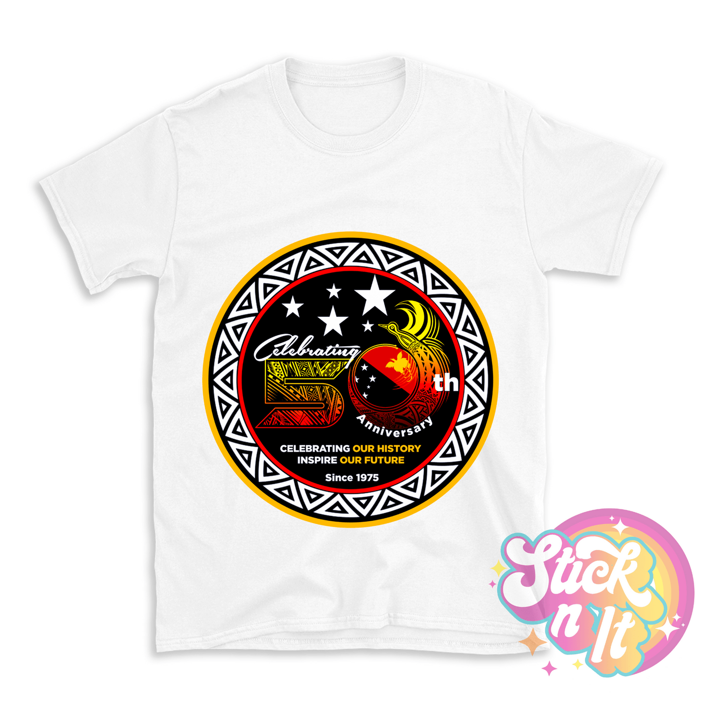 LIMITED EDITION | PNG | 50 YEARS OF INDEPENDENCE SHIRTS - Stick N It