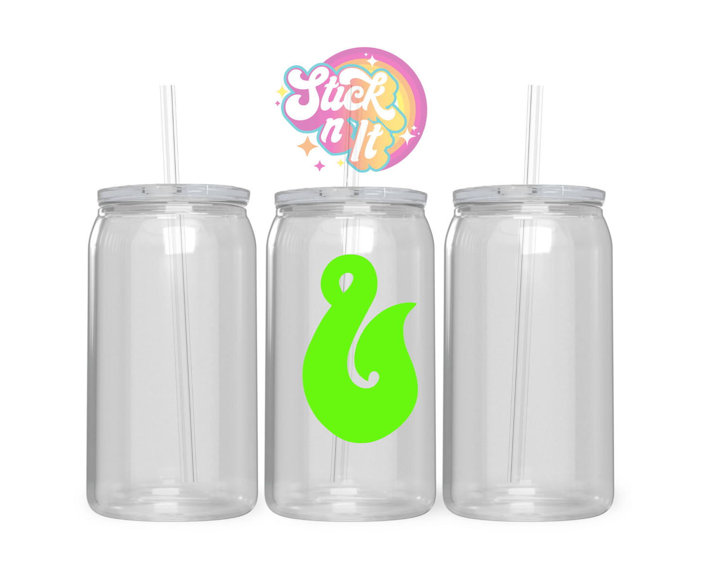 AOTEAROA NZ HEI MATAU ACRYLIC CUP - Stick N It