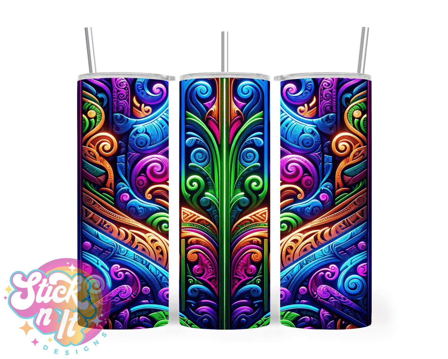 AOTEAROA FULL WRAP INSULATED TUMBLER - Stick N It