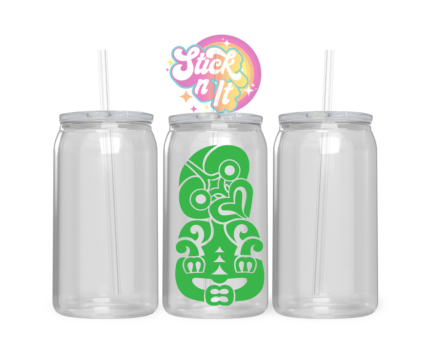 AOTEAROA NZ TIKI ACRYLIC CUP - Stick N It