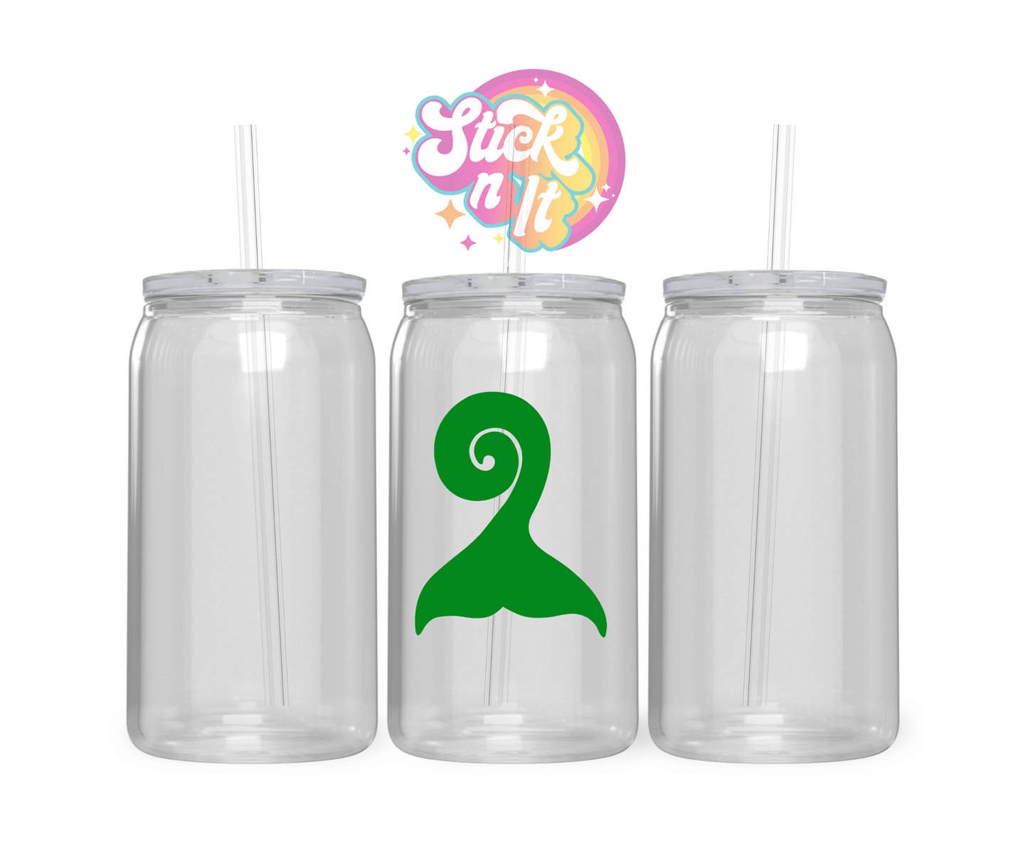 AOTEAROA NZ WHALE TAIL ACRYLIC CUP - Stick N It
