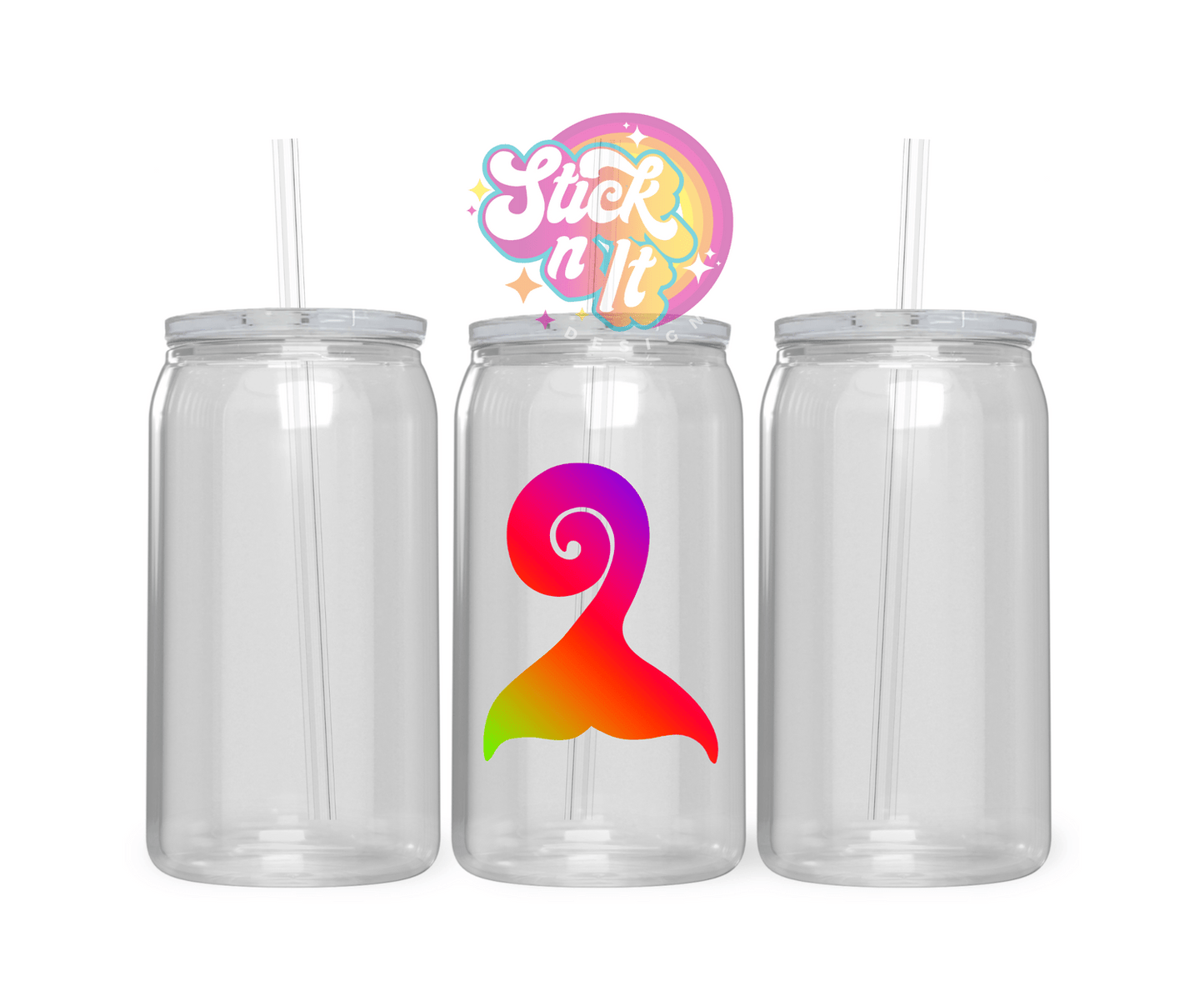 AOTEAROA NZ WHALE TAIL ACRYLIC CUP - Stick N It