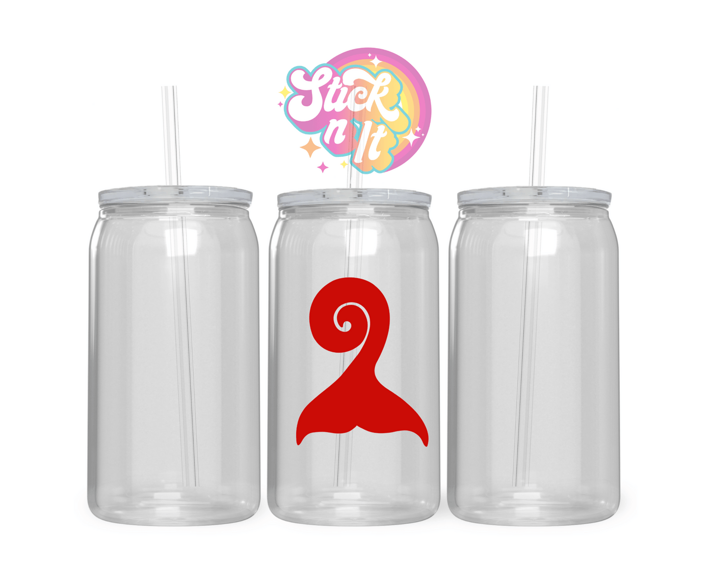 AOTEAROA NZ WHALE TAIL ACRYLIC CUP - Stick N It
