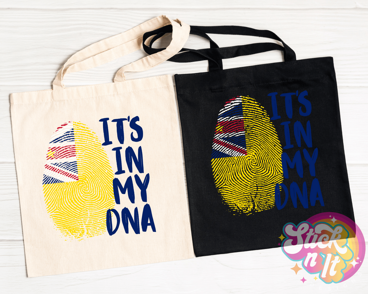 NIUE IT'S IN MY DNA TOTE BAG - Stick N It