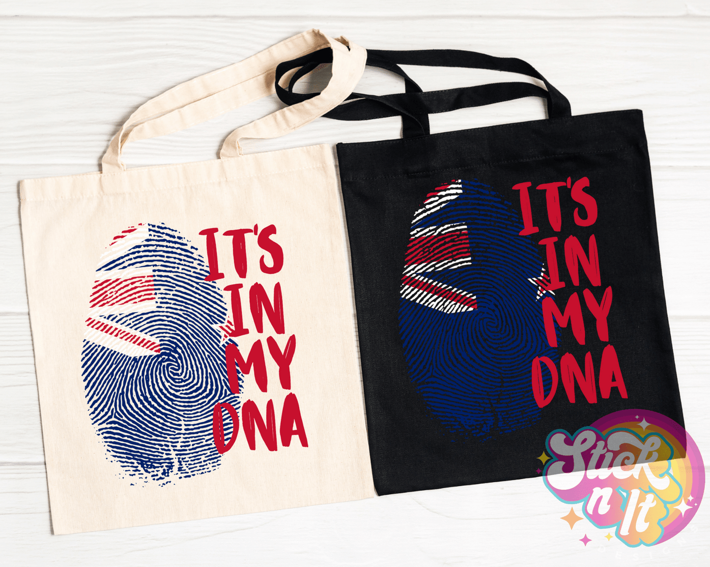 AOTEAROA IT'S IN MY DNA TOTE BAG - Stick N It