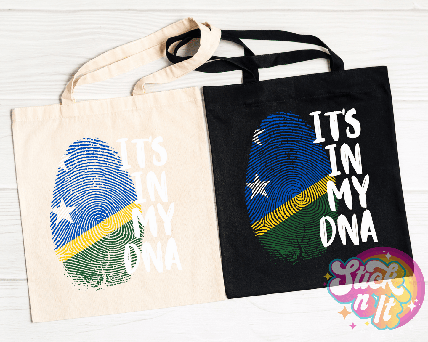 SOLOMON ISLANDS IT'S IN MY DNA TOTE BAG - Stick N It