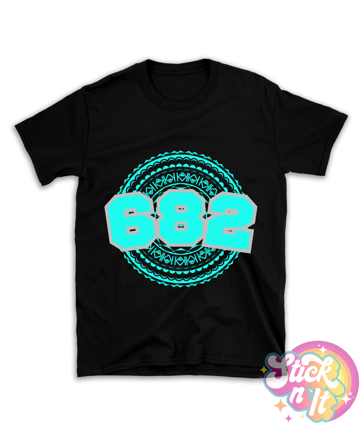 COOK ISLANDS 682 BLACK SHIRT - Stick N It