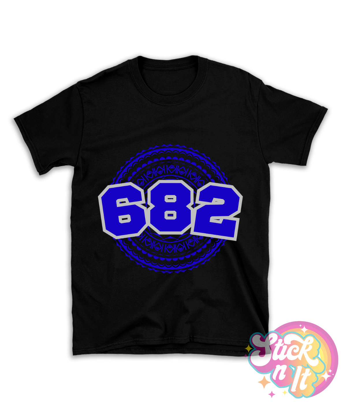 COOK ISLANDS 682 BLACK SHIRT - Stick N It