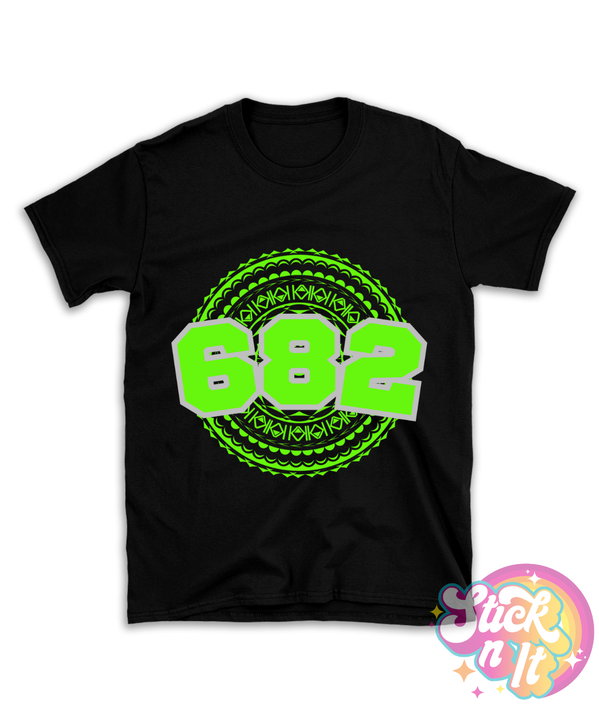 COOK ISLANDS 682 BLACK SHIRT - Stick N It