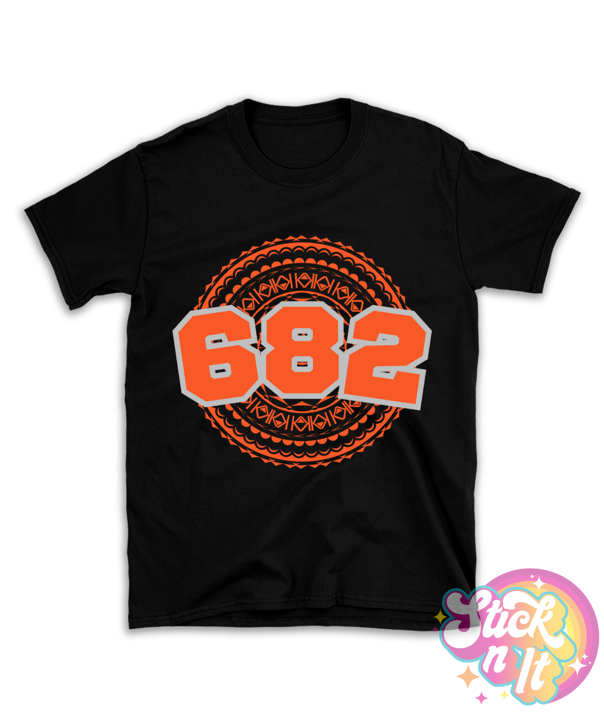 COOK ISLANDS 682 BLACK SHIRT - Stick N It
