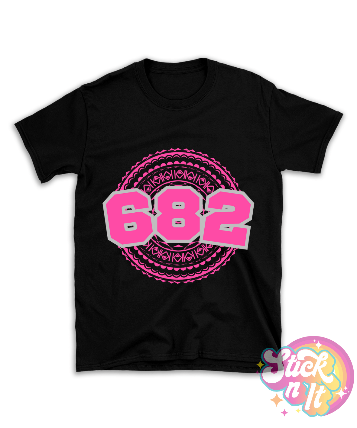 COOK ISLANDS 682 BLACK SHIRT - Stick N It