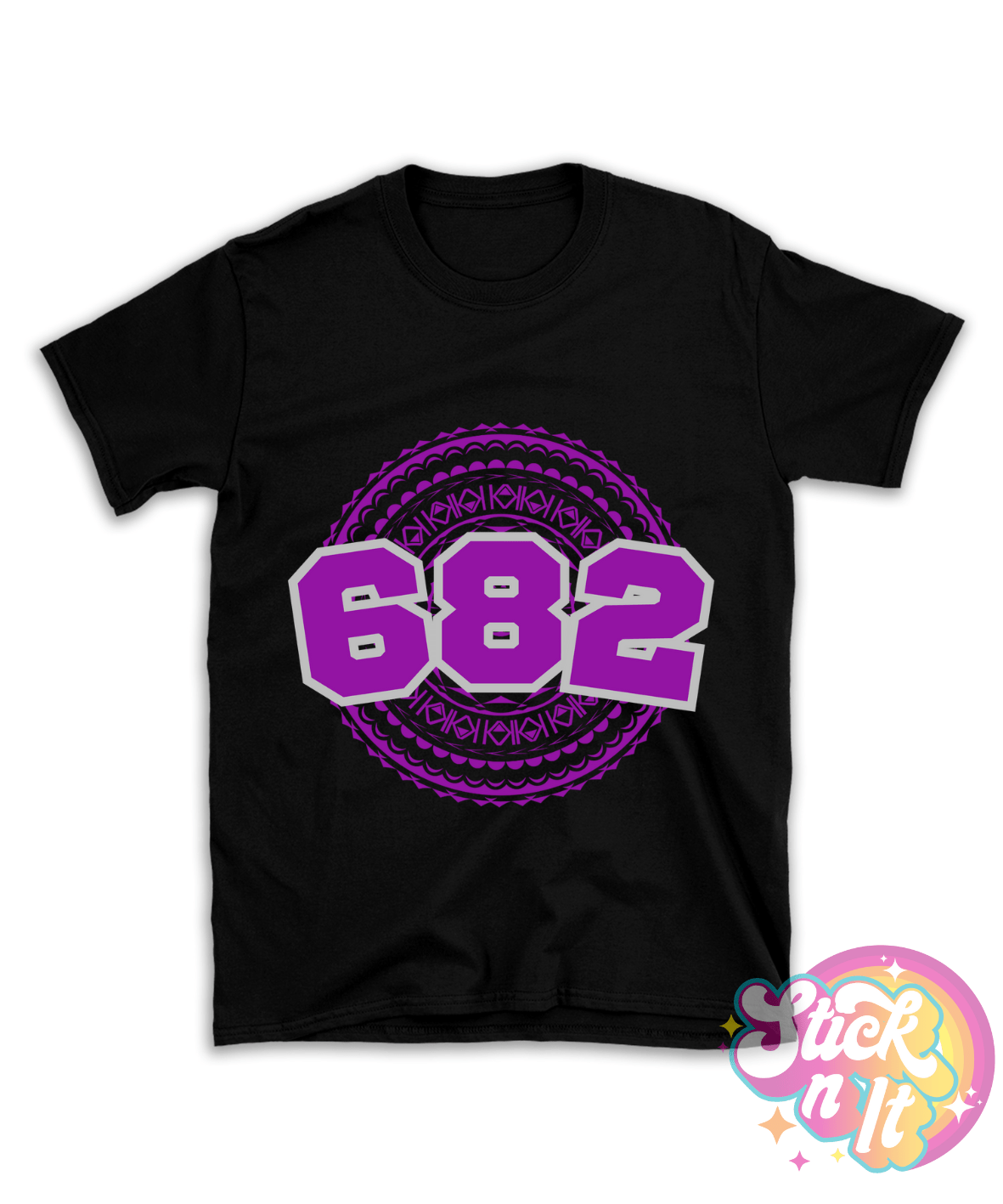 COOK ISLANDS 682 BLACK SHIRT - Stick N It