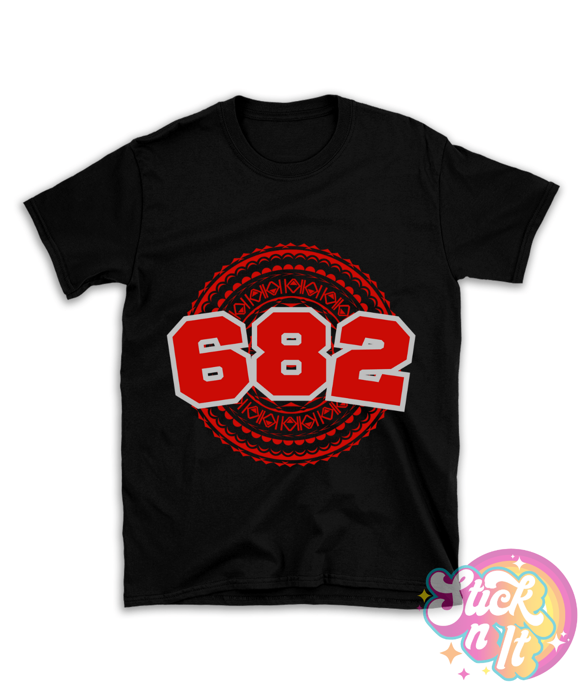 COOK ISLANDS 682 BLACK SHIRT - Stick N It