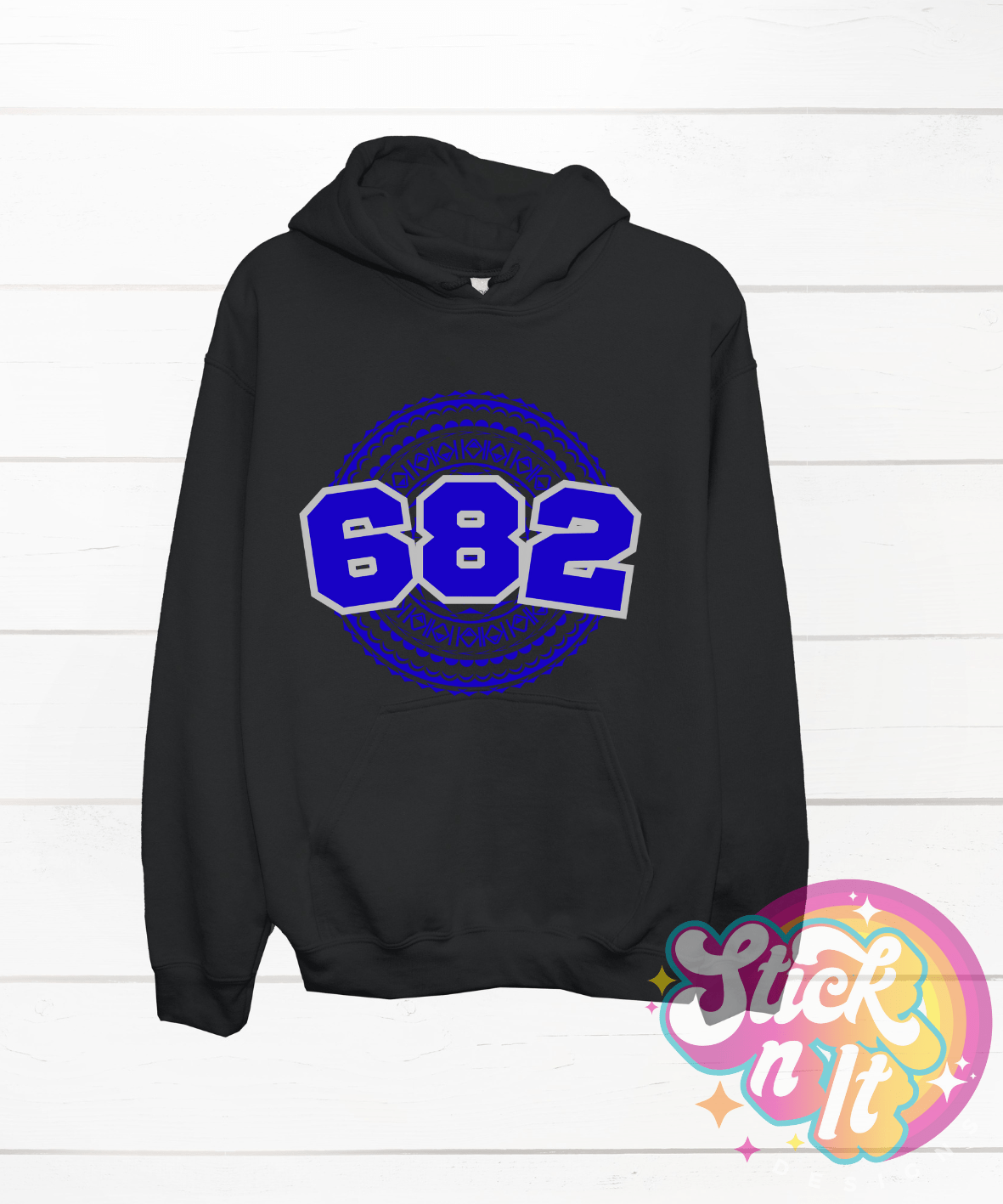 COOK ISLANDS 682 BLACK HOODIE - Stick N It