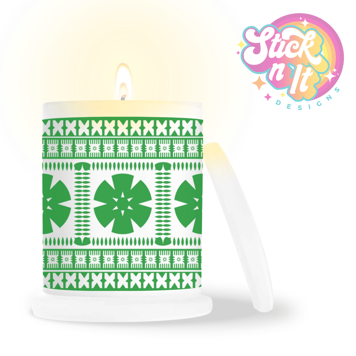 FIJIAN TROPICAL PARADISE | FROSTED CANDLE - Stick N It