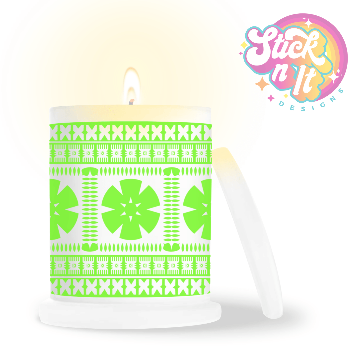 FIJIAN TROPICAL PARADISE | FROSTED CANDLE - Stick N It