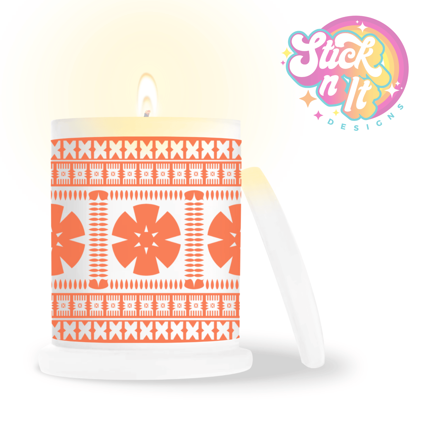 FIJIAN TROPICAL PARADISE | FROSTED CANDLE - Stick N It