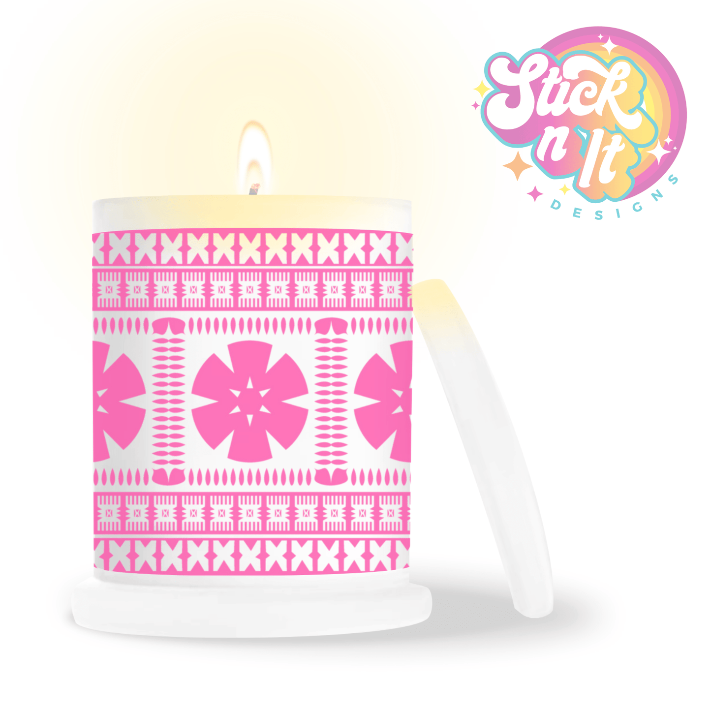 FIJIAN TROPICAL PARADISE | FROSTED CANDLE - Stick N It