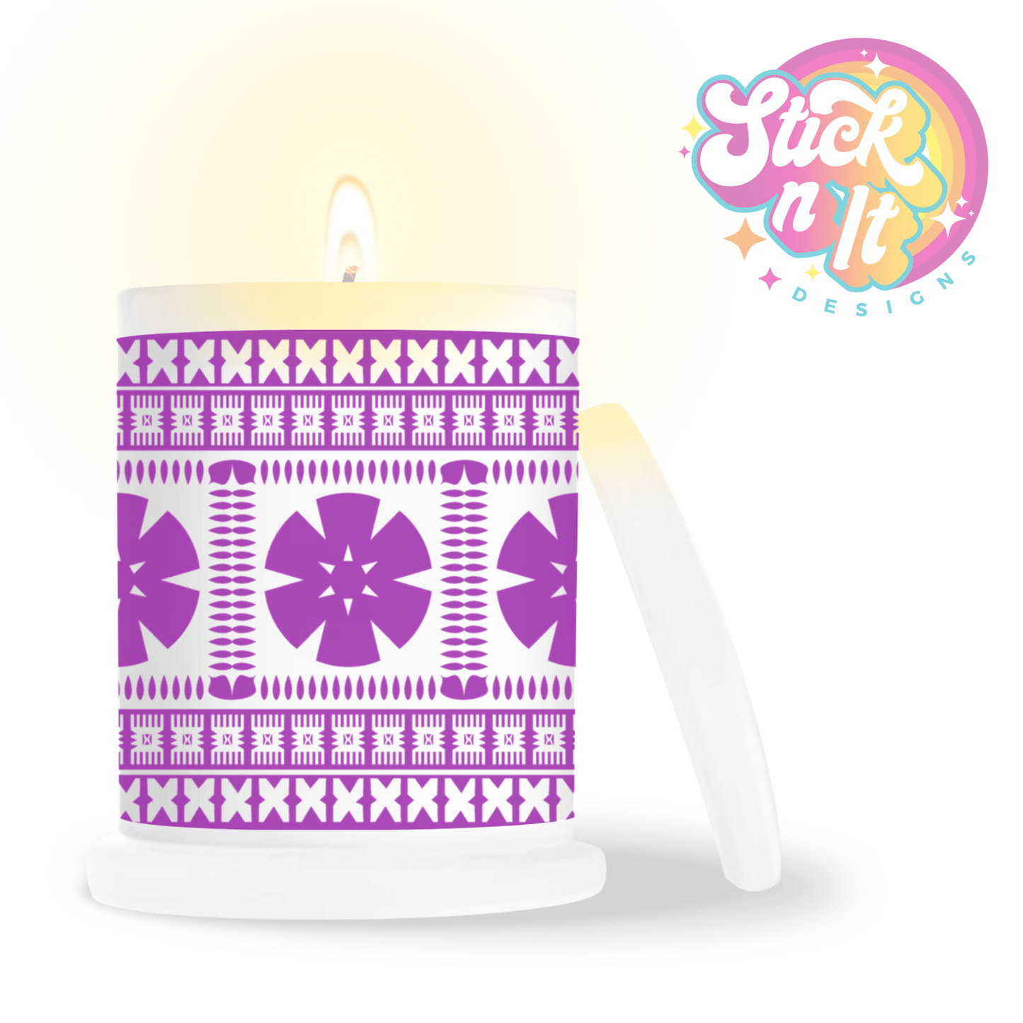 FIJIAN TROPICAL PARADISE | FROSTED CANDLE - Stick N It
