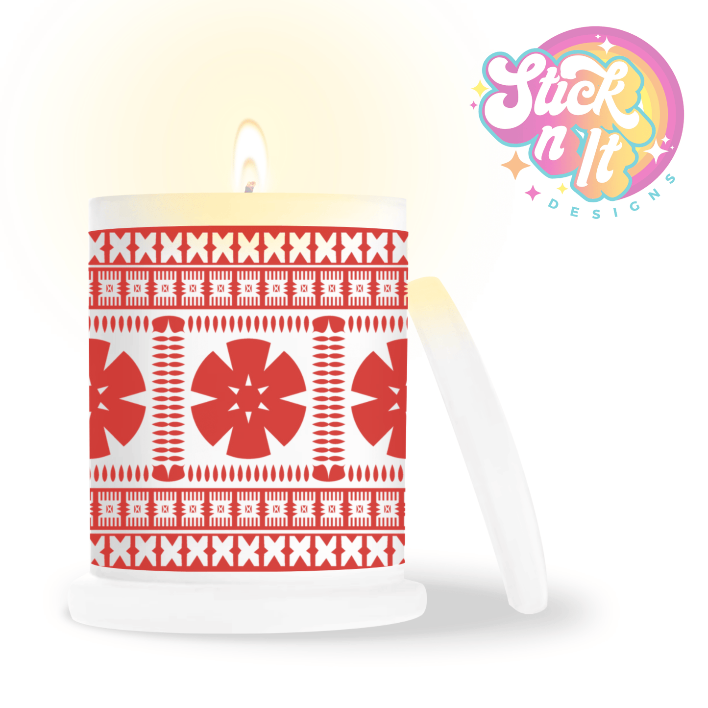 FIJIAN TROPICAL PARADISE | FROSTED CANDLE - Stick N It