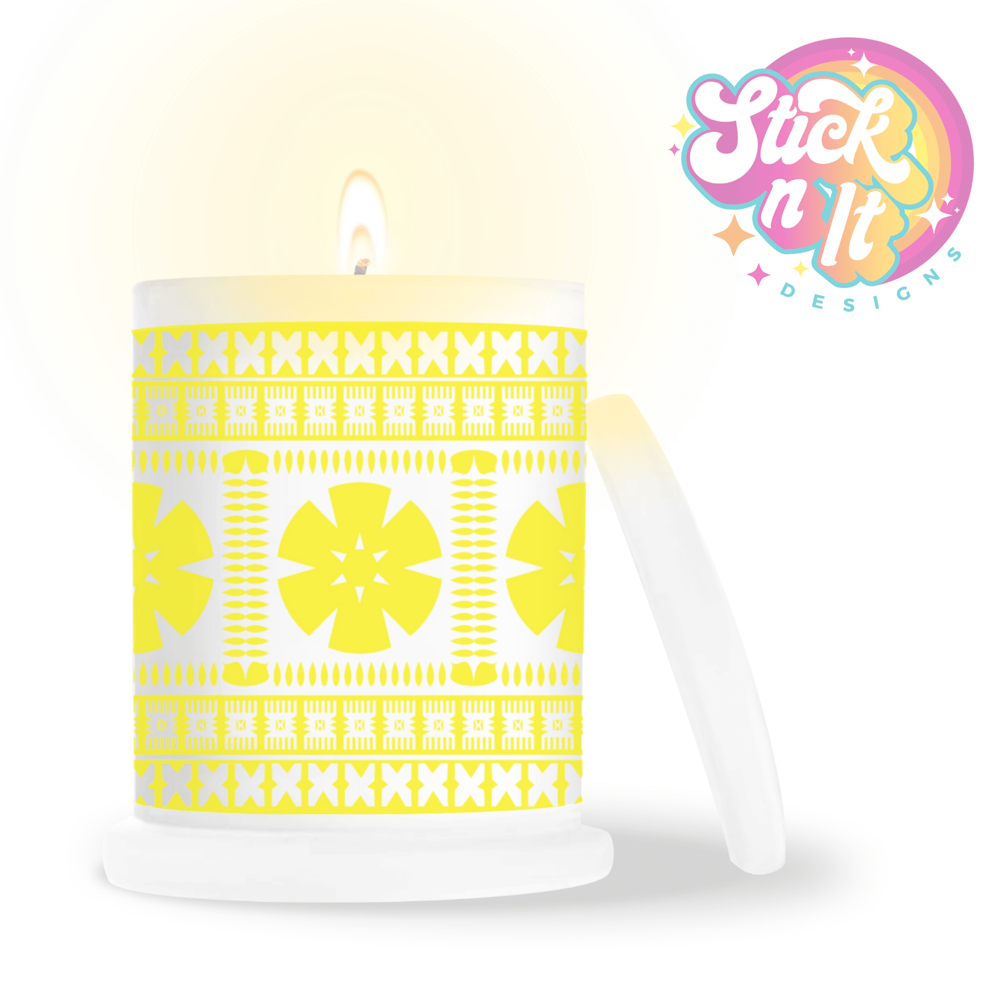 FIJIAN TROPICAL PARADISE | FROSTED CANDLE - Stick N It