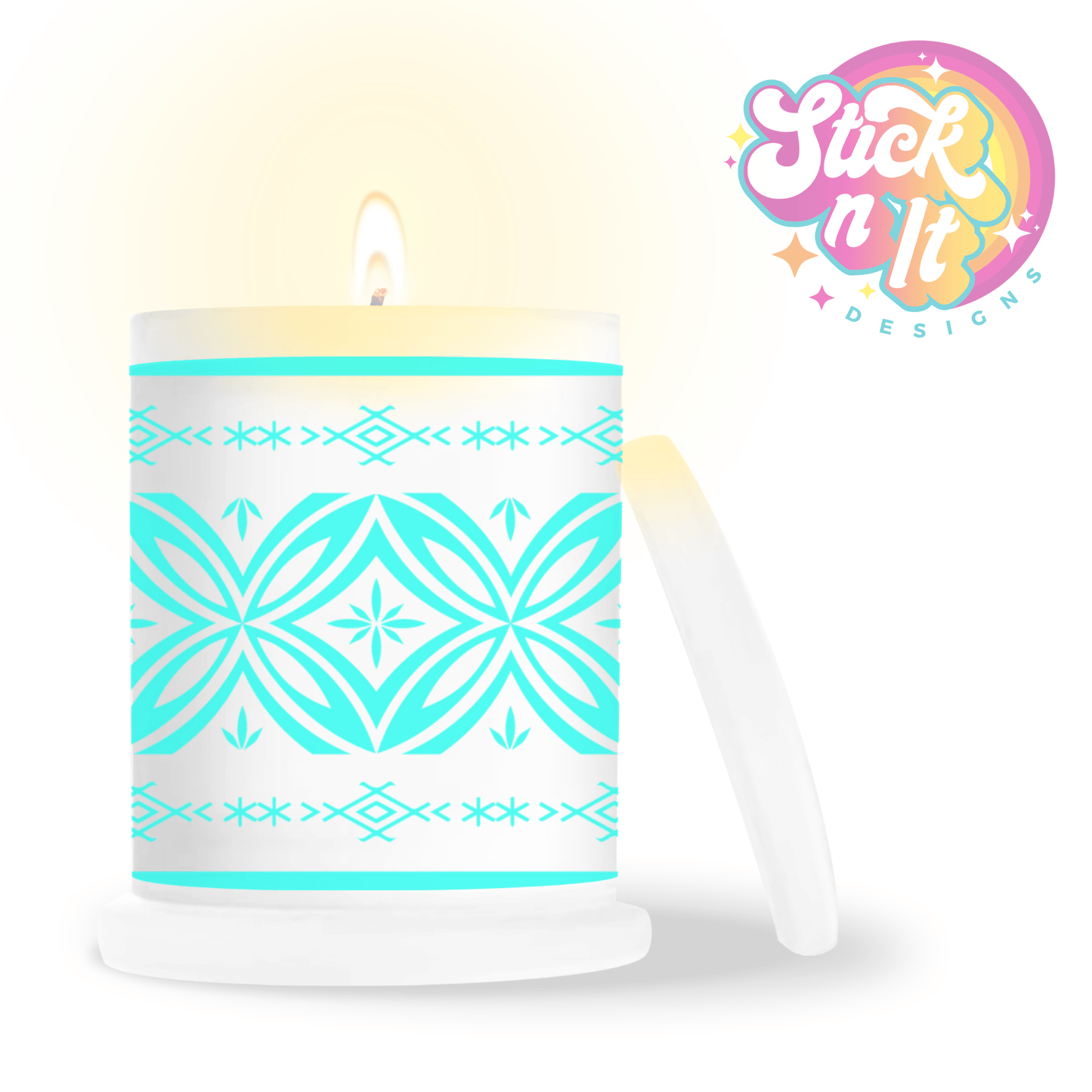 SAMOAN TROPICAL WHISPER | FROSTED CANDLE - Stick N It