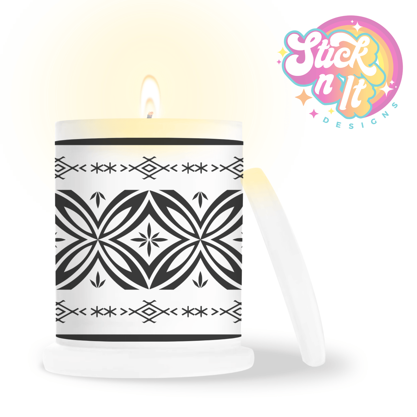 SAMOAN TROPICAL WHISPER | FROSTED CANDLE - Stick N It