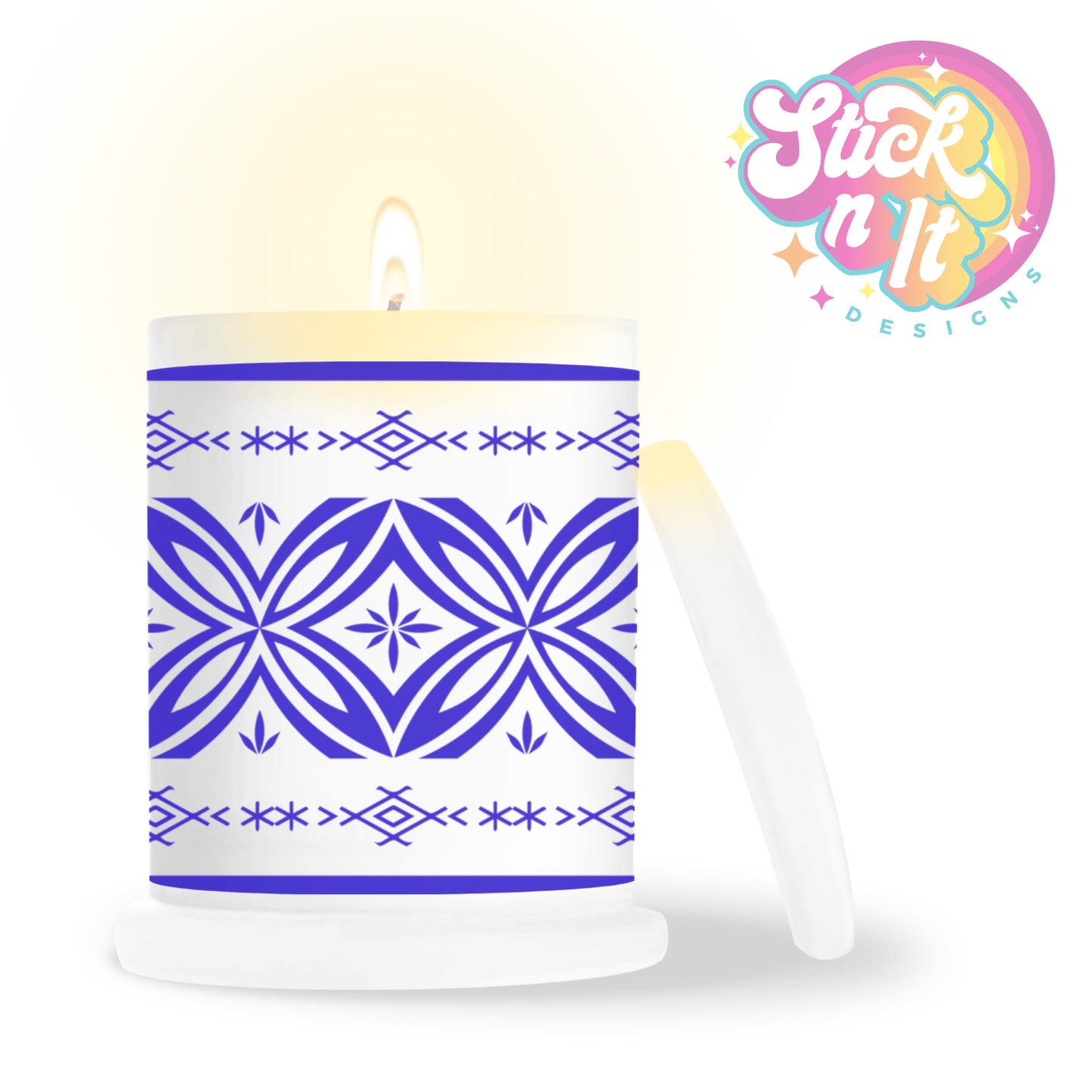 SAMOAN TROPICAL WHISPER | FROSTED CANDLE - Stick N It