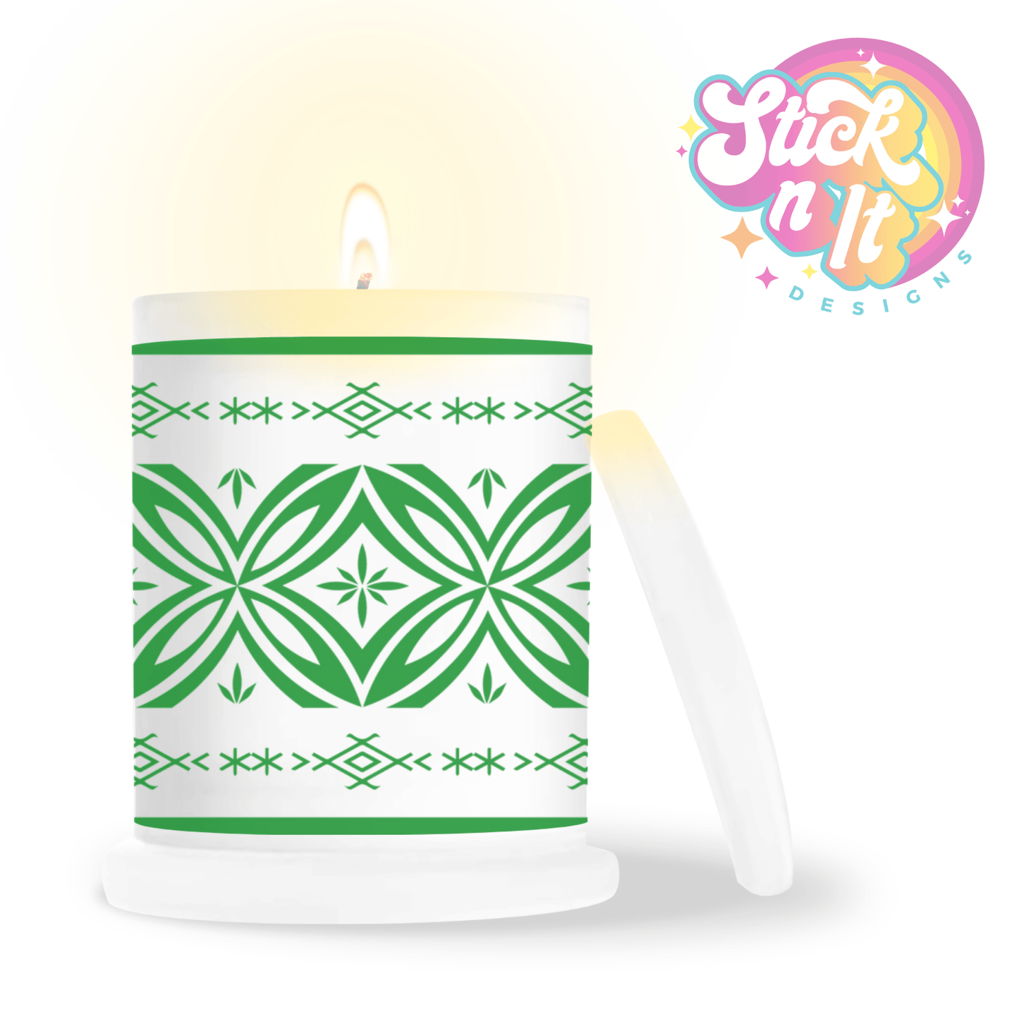 SAMOAN TROPICAL WHISPER | FROSTED CANDLE - Stick N It