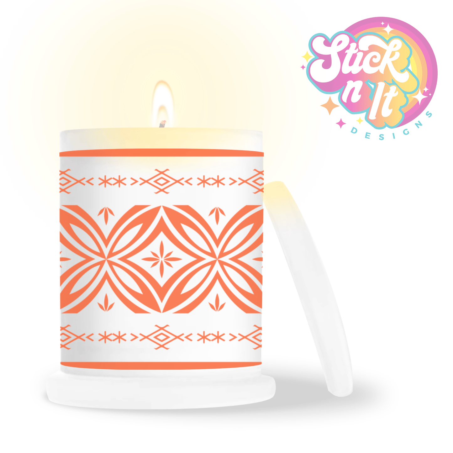 SAMOAN TROPICAL WHISPER | FROSTED CANDLE - Stick N It