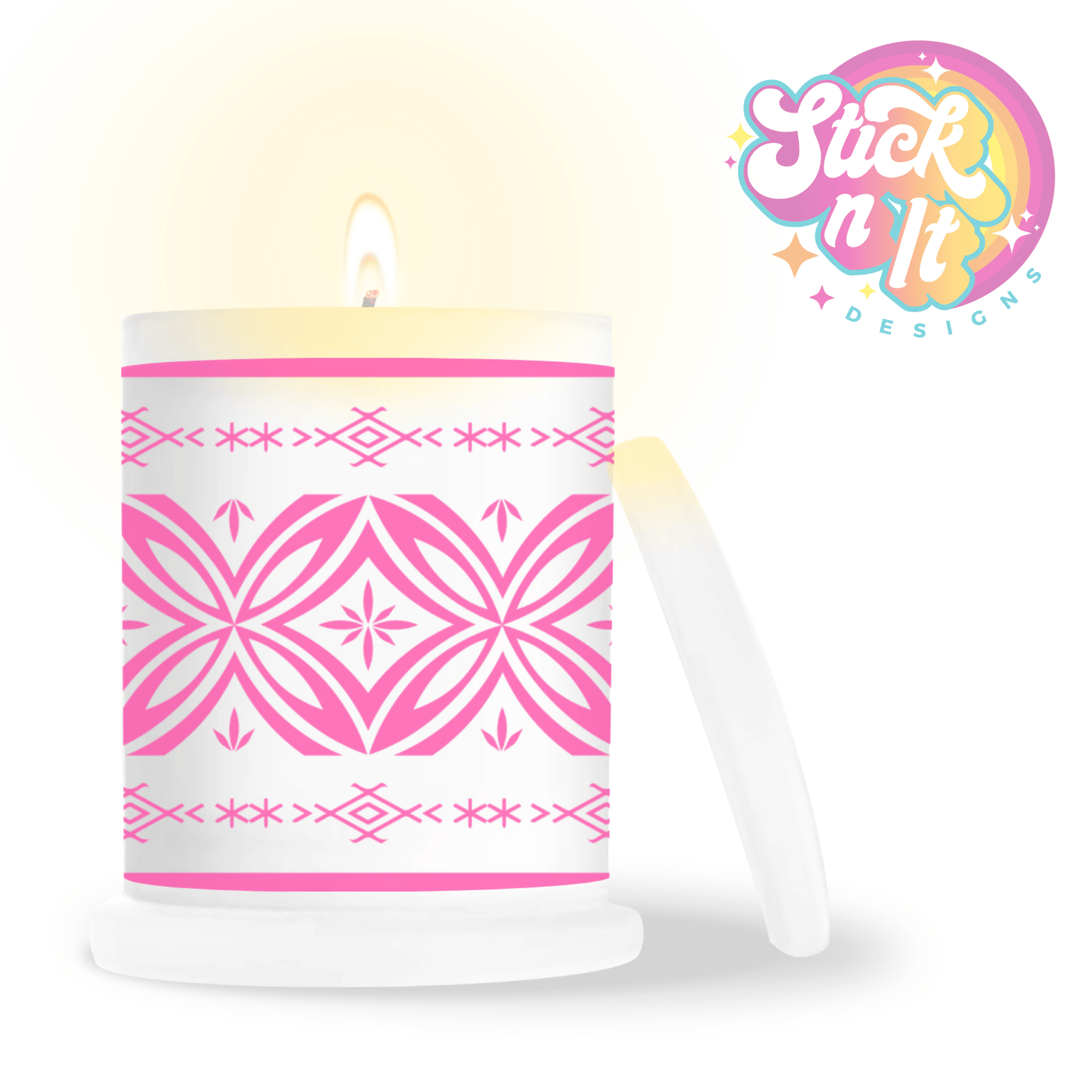 SAMOAN TROPICAL WHISPER | FROSTED CANDLE - Stick N It