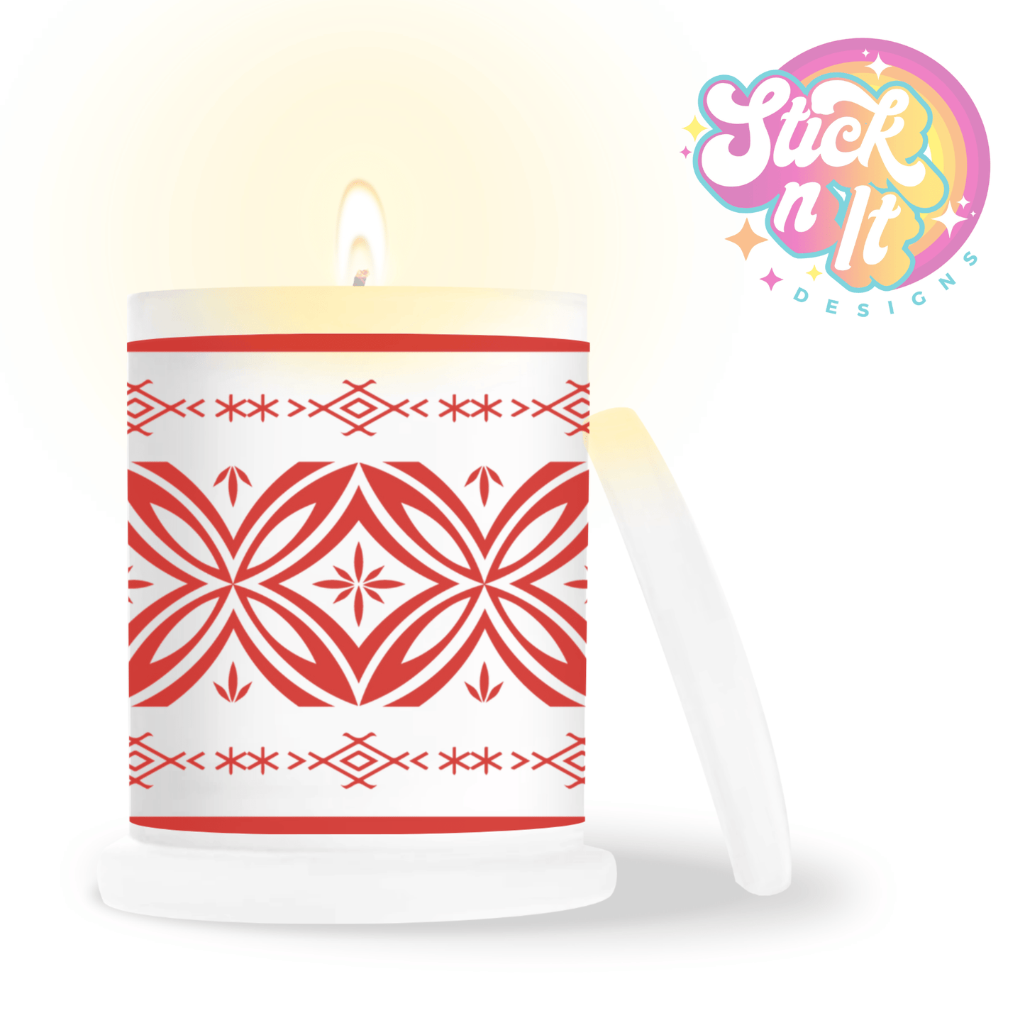 SAMOAN TROPICAL WHISPER | FROSTED CANDLE - Stick N It