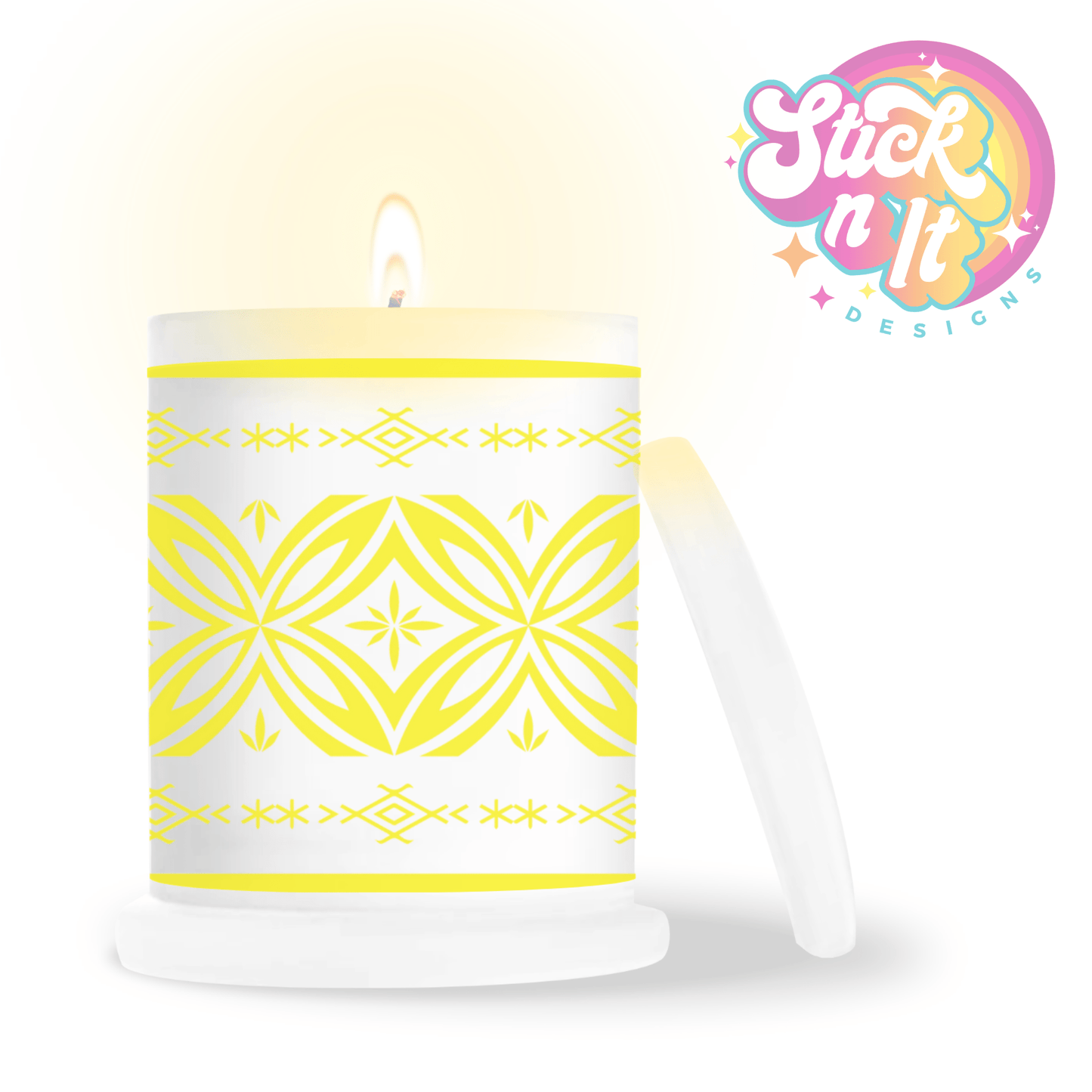 SAMOAN TROPICAL WHISPER | FROSTED CANDLE - Stick N It