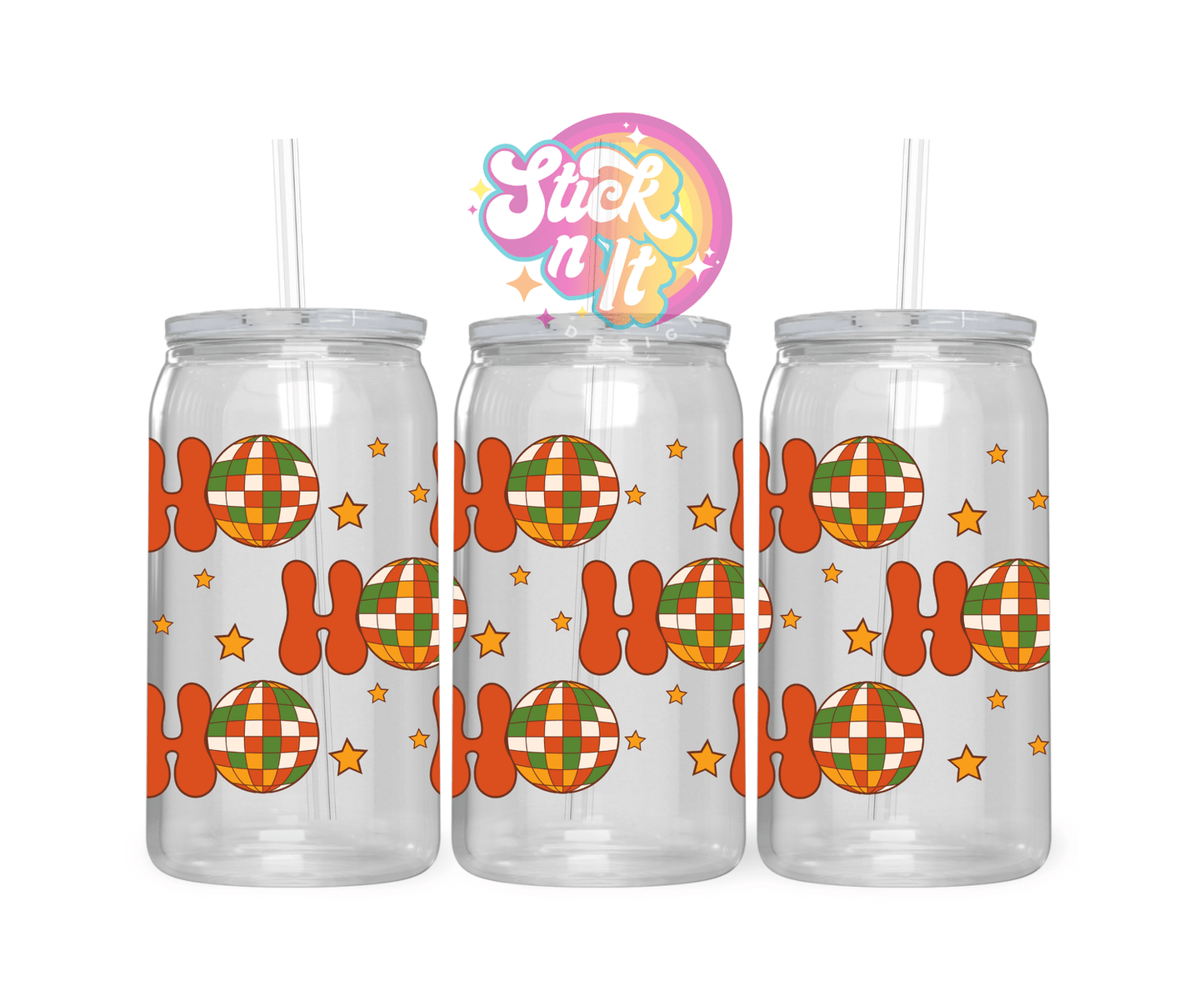 HO HO HO CHRISTMAS ACRYLIC CUP - Stick N It