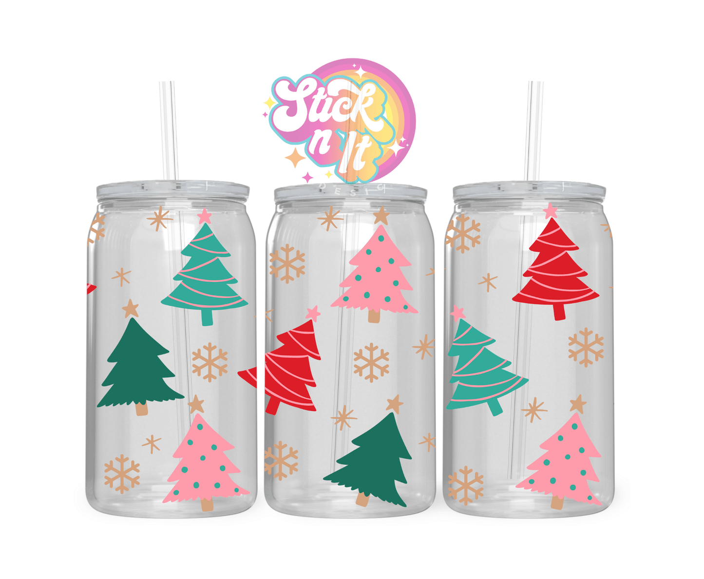 CHRISTMAS TREE ACRYLIC CUP - Stick N It