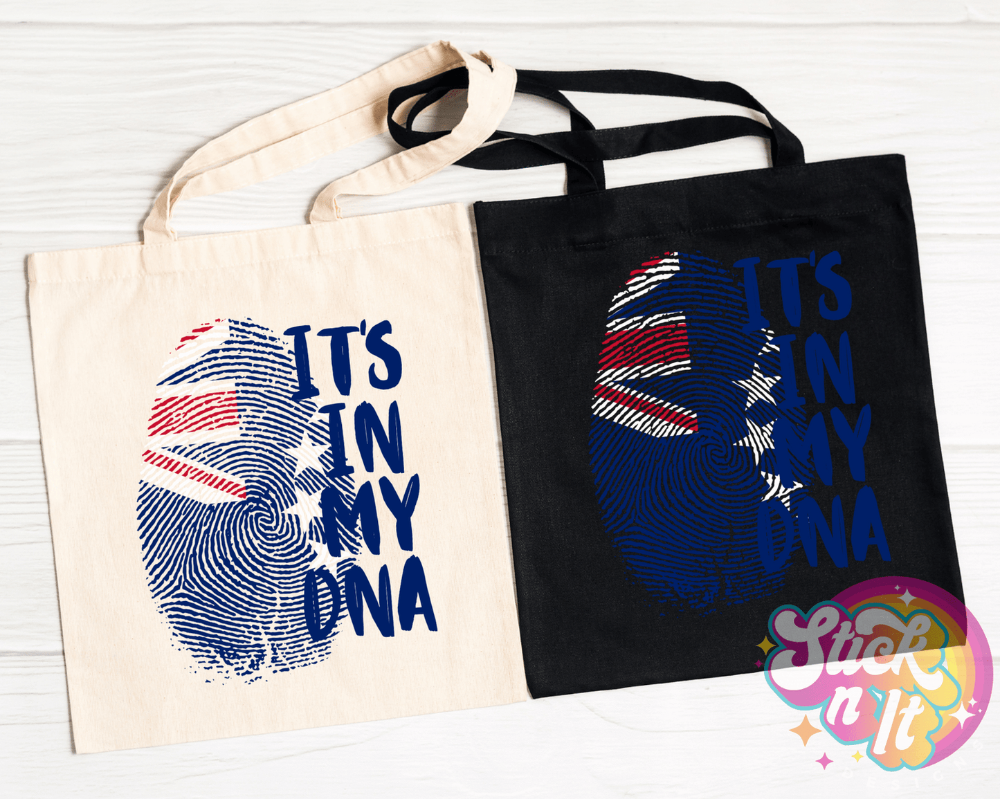 COOK ISLANDS IT'S IN MY DNA TOTE BAG - Stick N It