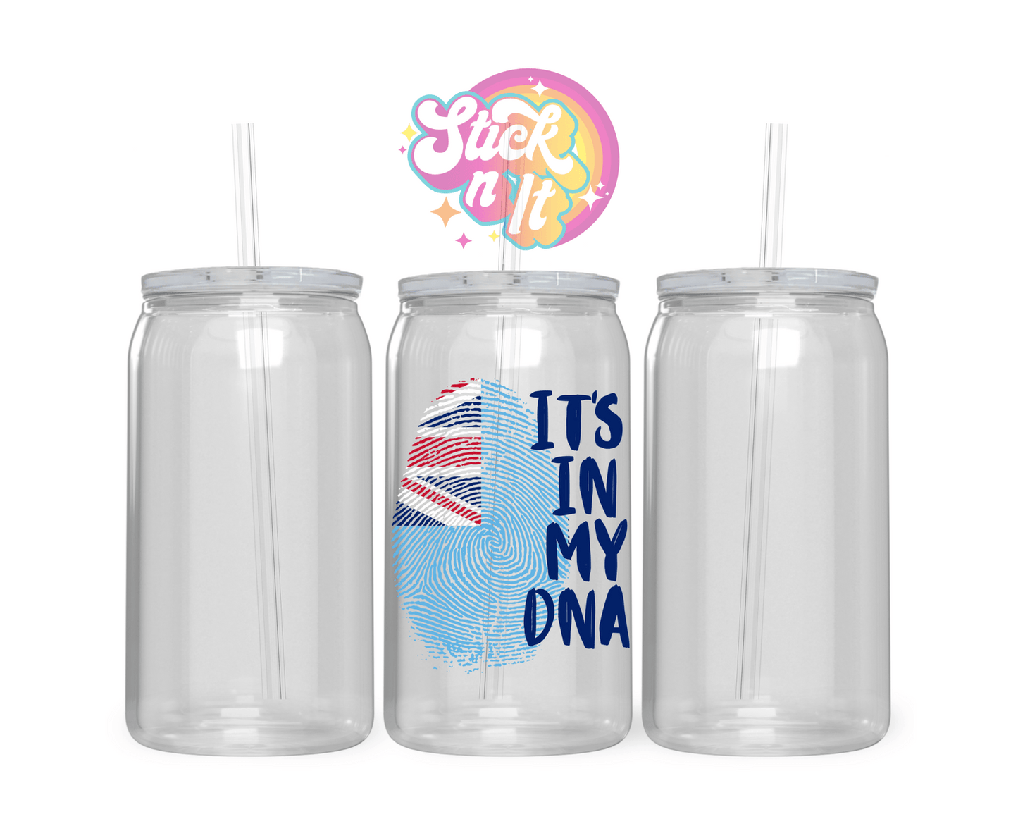 FIJI IT'S IN MY DNA ACRYLIC CUP - Stick N It