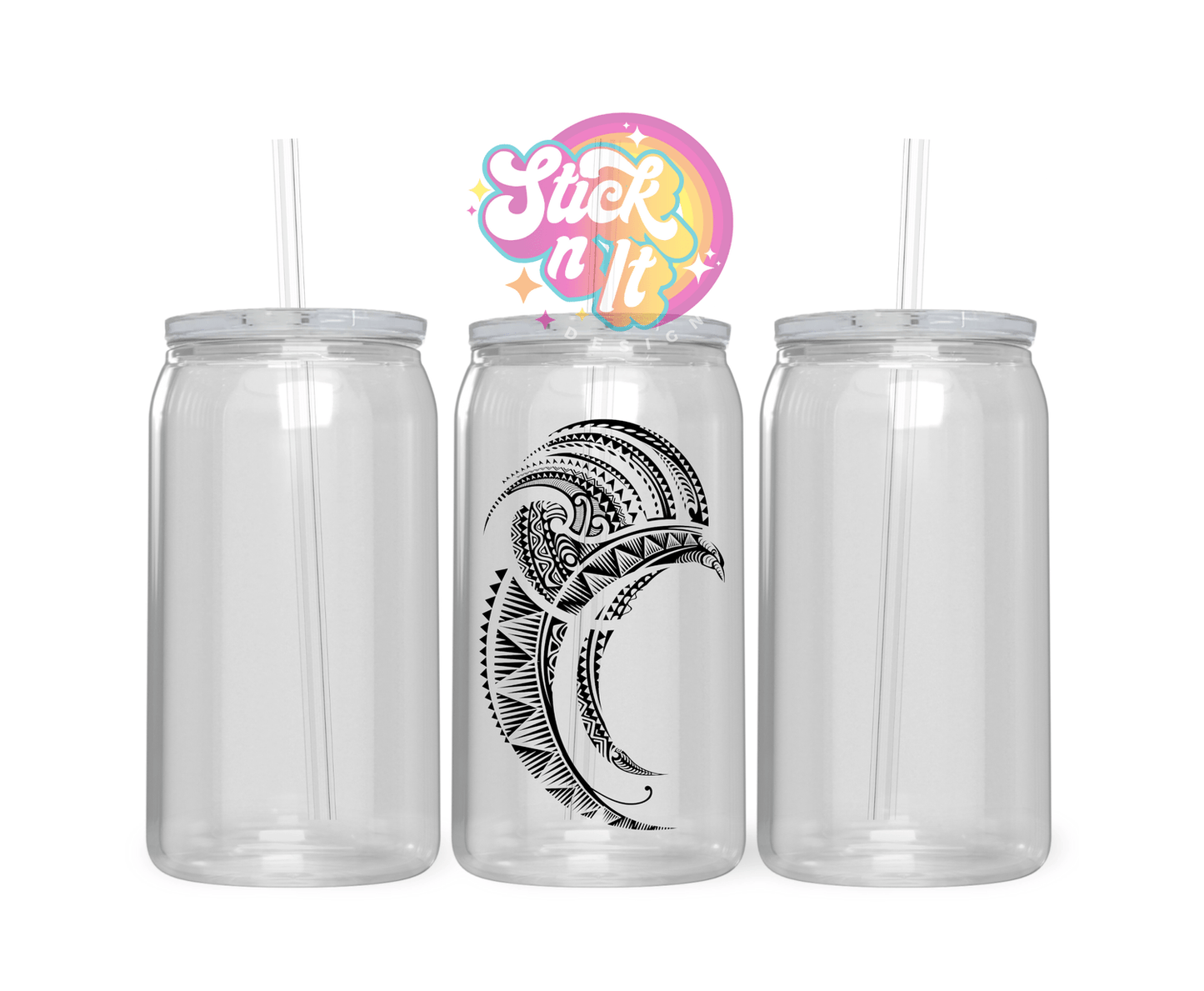 PAPUA NEW GUINEA BIRD OF PARADISE ACRYLIC CUP - Stick N It